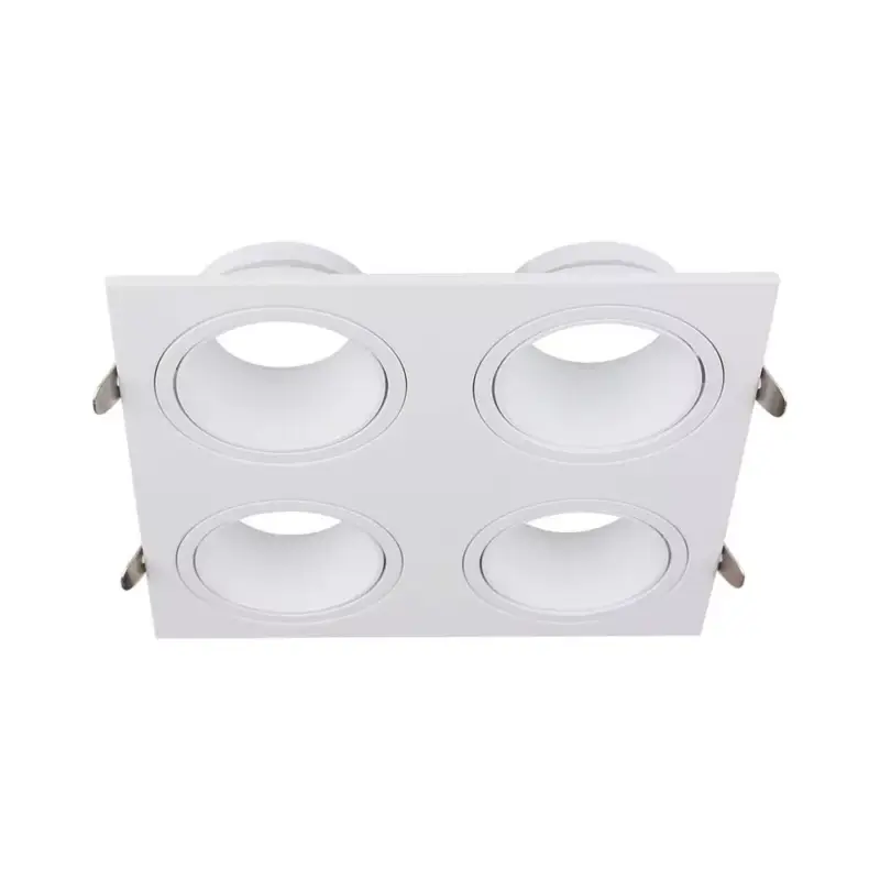 LED spotlámpa keret négyzet alakú, GU10, fehér, V-TAC, 23003 Legjobb ár