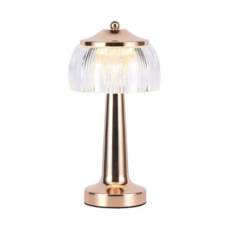 Újratölthető asztali design lámpa, 1w, CCT, 55lm, 180°, francia arany, dimmelhető, V-TAC, 7938 Gyors kiszállítás
