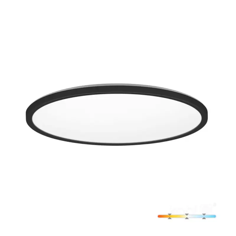 Gyors kiszállítás Mennyezeti lámpa LED NIVERA CIRCLE 18W 3CCT IP54 fekete Kobi Prémium, 1710lm, CRI≥80, KOBI-004089