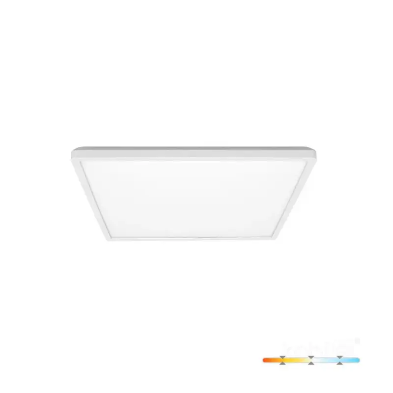 Mennyezeti lámpa LED NIVERA NÉGYZET 12W 3CCT IP54 fehér Kobi Prémium, 1200lm, CRI≥80, KOBI-004094 Prémium