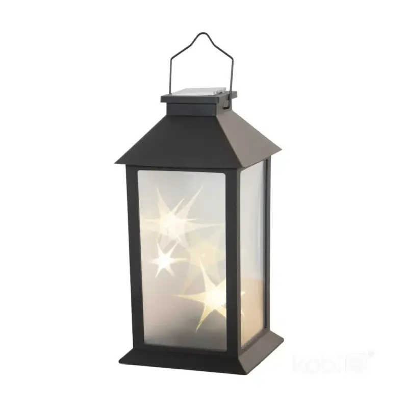 Napelemes kerti lámpa LED CANDELIO STAR 2700K IP44 fekete LED2B, 0,06W, meleg fehér, CRI≥70, KOBI-004499 Vásárlói kedvenc