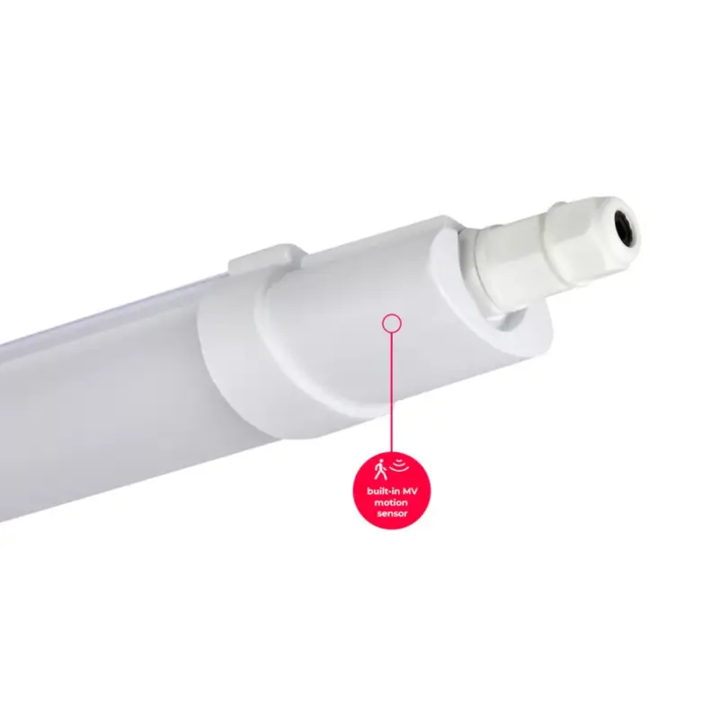 LINIX lámpatest 4000K 36W 4320lm IP65 120cm szürke LITE mozgásérzékelős MV, természetes fehér, CRI≥80, LED line, LL-211605-II-MV Expressz szállítás