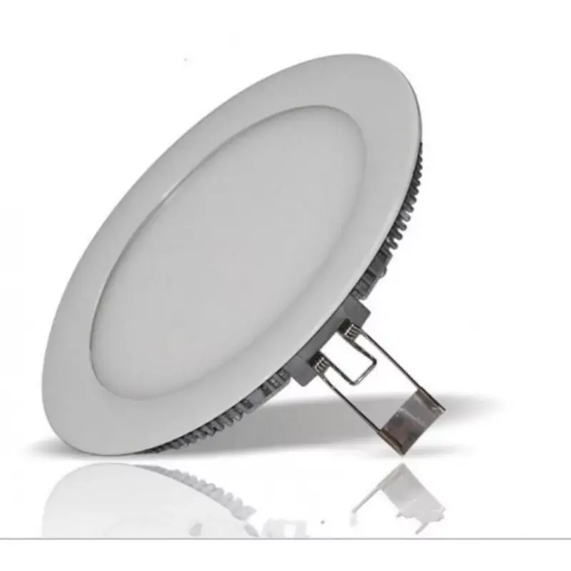Szezonális akció LED panel , 24W , süllyesztett , kerek , meleg fehér , Alumínium , fehér, Bright Solutions