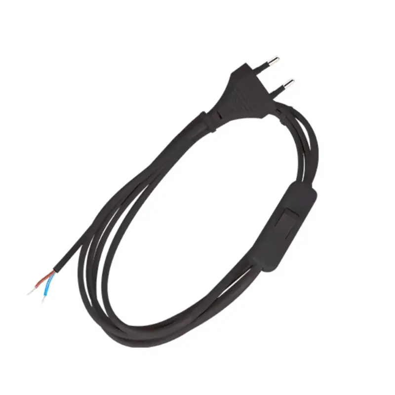 Legnépszerűbb POWER CABLE H03VV-F 2G0,50MM? WITH SWITCH 2M BLACK
