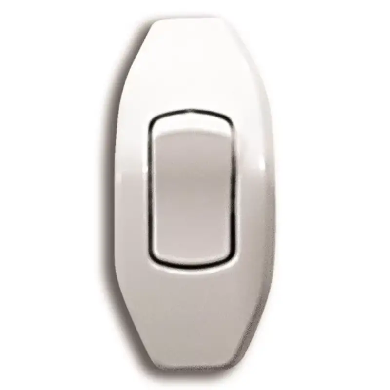 Zsinórközi kapcsoló fehér 6A 220-240V, Eurolamp, 469858 Újdonság