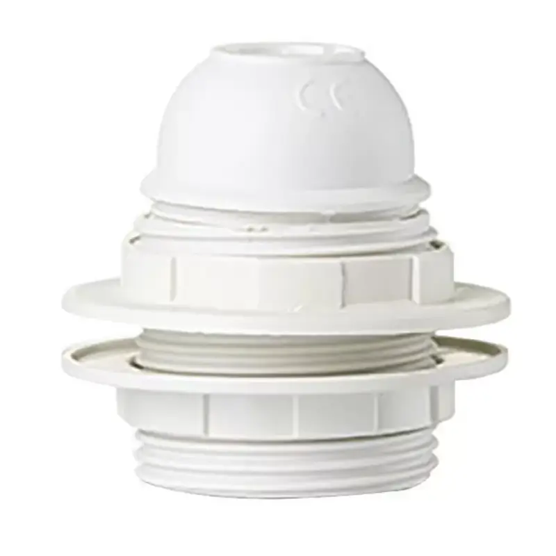 E27-es fehér műanyag csillár foglalat 220-240V, Eurolamp, 560273 Kiárusítás