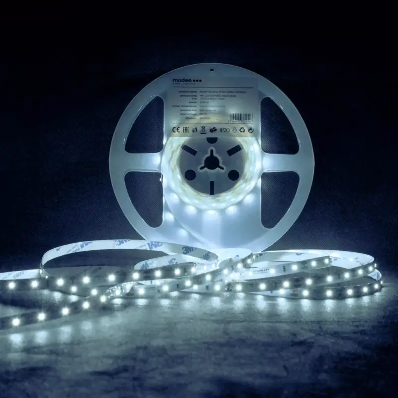 Modee LED Szalag DC12V 4,8W/m 60LED/m 8mm IP20 6000K (540 lumen/m) B5 Népszerű