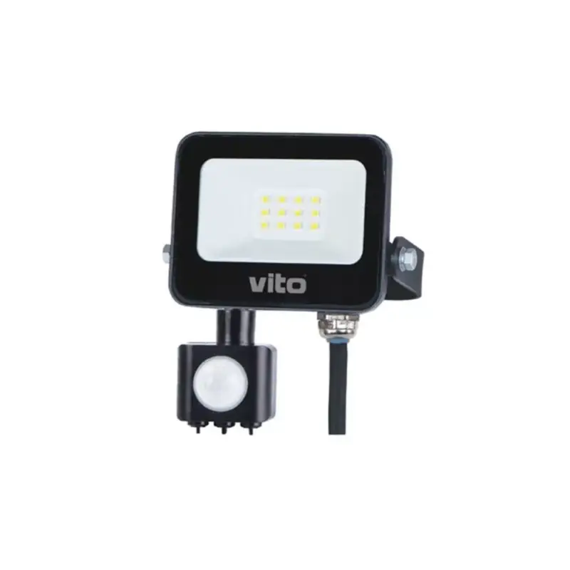 LED kültéri reflektor mozgásérzékelővel SAVA-S 10W 1000lm 6000K (hideg fehér) IP65 3022700 VITO Rendeld meg most
