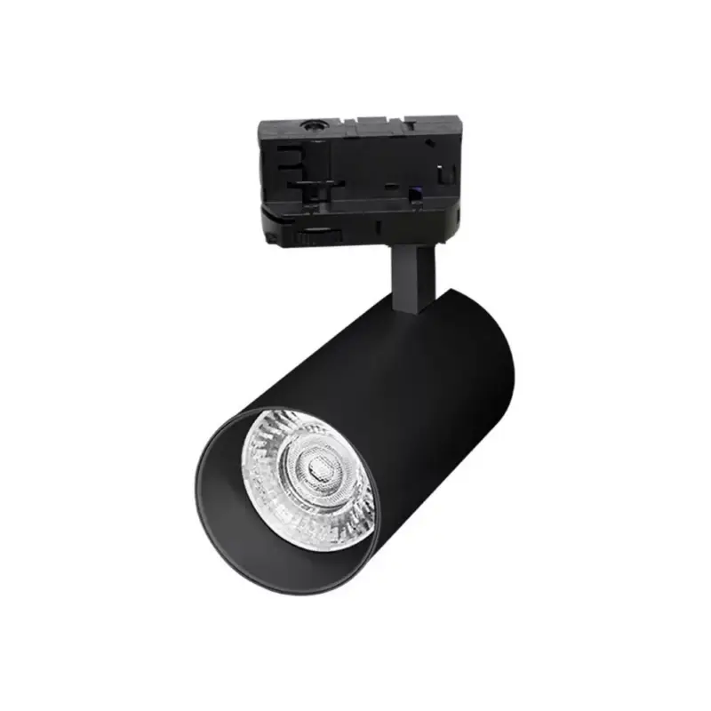 Legnépszerűbb 3 fázisú sínes LED spotlámpa TRILINO-20 20W COB 3CCT (3000K/4000K/6000K) 2300lm Φ63X132 fekete 2103290 VITO