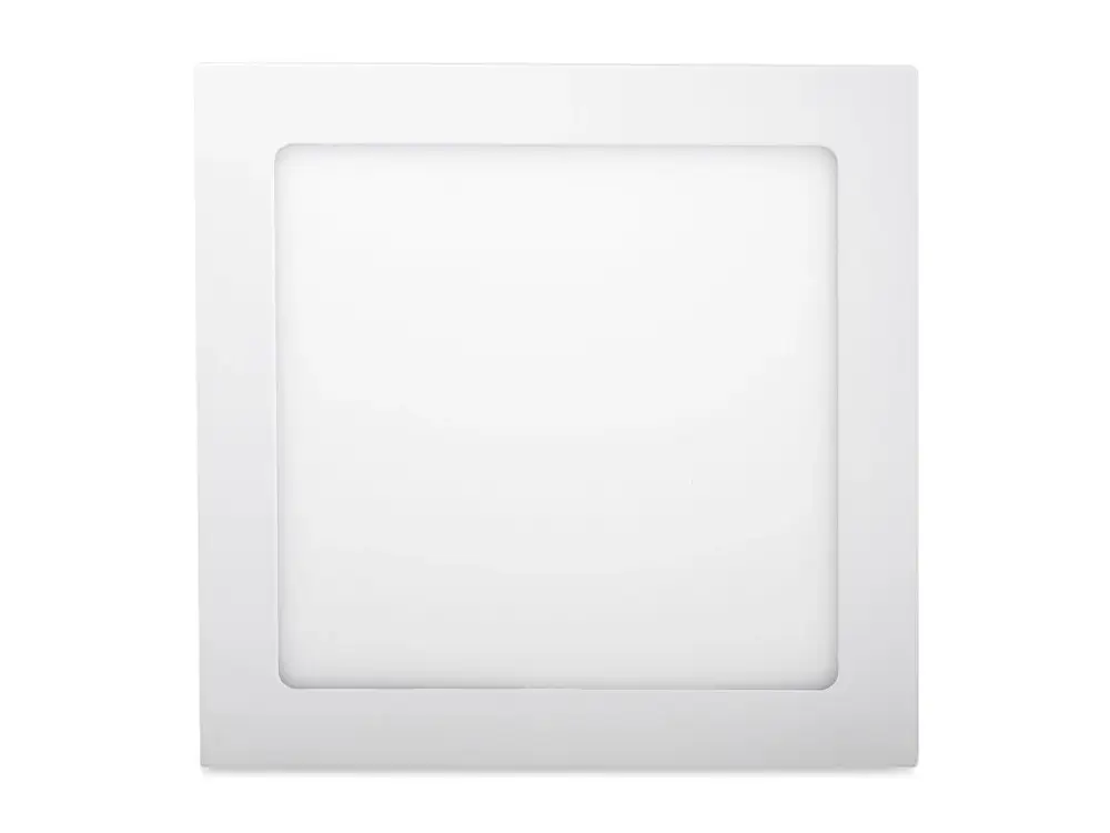 Azonnal elérhető Fehér süllyeszthető LED-panel, szögletes, 225 x 225mm, 18W, szabályozható fényerősséggel