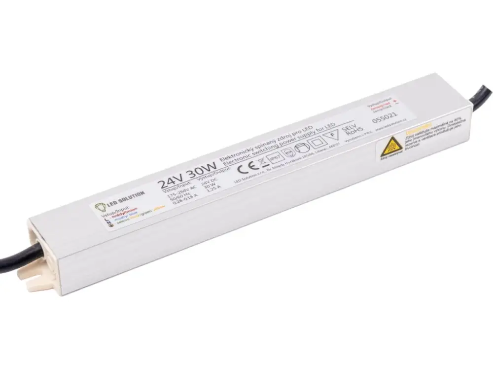 LED tápegység (trafó), 24V, 30W, IP67 Bestseller
