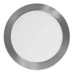 Szuper ajánlat Ezüst süllyeszthető LED-panel, gömbölyű, 300mm, 25W
