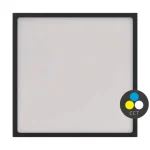 Kedvezményes ár Fekete rögzített LED-panel vékony kerettel, szögletes, 300 x 300mm, 28.5W, CCT, Premium