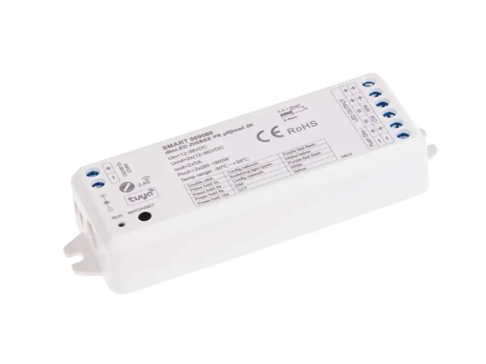 Népszerű DimLED ZIGBEE SMART jelvevő, 2-csatornás