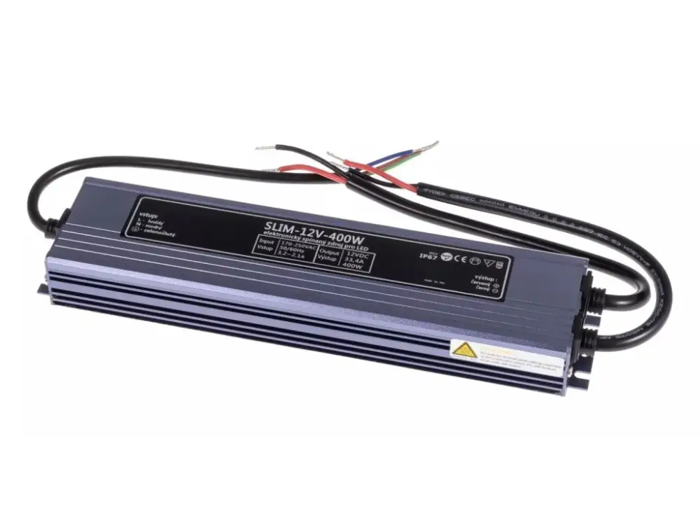 Vedd meg online LED tápegység (trafó), 12V, 400W, IP67, SLIM