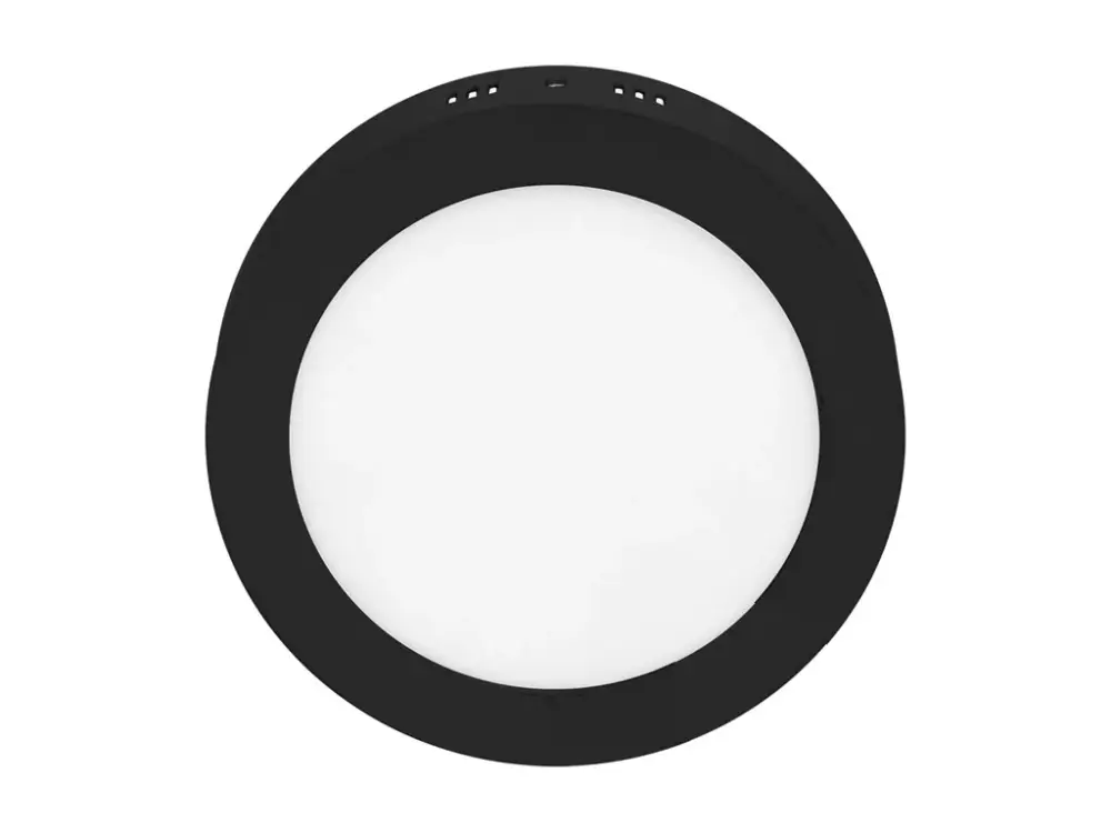 Kiárusítás Fekete rögzíthető LED-panel, gömbölyű, 170mm, 12W