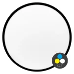 Fekete felületre szerelhető kerek LED lámpa Modio 300mm 24W CCT Kedvezményes ár