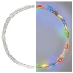 LED karácsonyi nano fényfüzér, 1.9 m, 2x AA, többszínű, időzítő Legkelendőbb