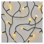 Olcsó LED karácsonyi fényfüzér, 12m, melegfehér, időzítő