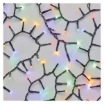 Outlet LED karácsonyi fényfüzér - süni, 6m, többszínű, időzítő