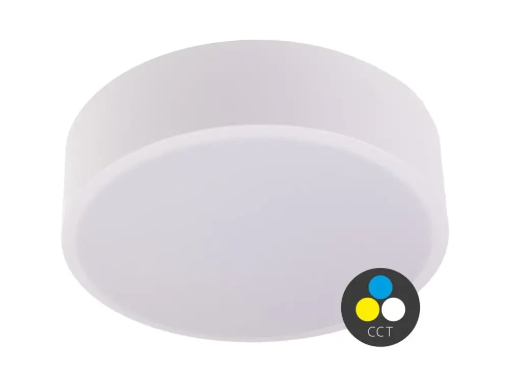 Fehér mennyezeti LED-lámpa, gömbölyű, 500mm, 48W, CCT Szezonális akció