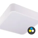 Biztonságos fizetés Fehér mennyezeti LED-lámpa, négyzet, 300x300mm, 24W, CCT