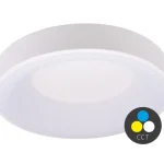 Expressz szállítás Fehér mennyezeti LED-lámpa, gömbölyű, 380mm, 32W, CCT