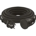 Gyors szállítás Kültéri hosszabbító kábel - csatlakozó, 5m, 1 aljzat, gumi-neoprén, 230V, 1,5mm2
