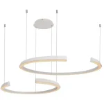 Fehér függő LED dizájnlámpa 116cm 48W szabályozható Nézd meg most