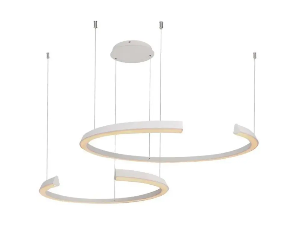 Fehér függő LED dizájnlámpa 116cm 48W szabályozható Nézd meg most