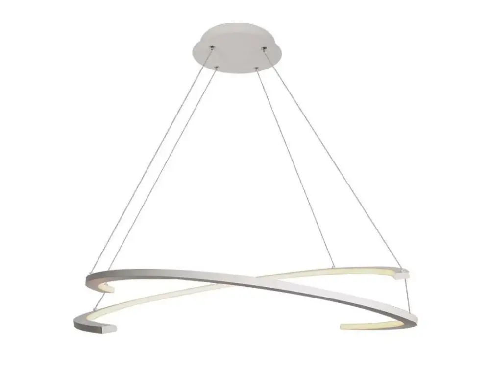 Fehér függő LED dizájnlámpa 84cm 48W szabályozható Bestseller