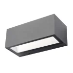 Rendeld meg most Fekete homlokzati LED lámpa négyszögletes 17W IP65
