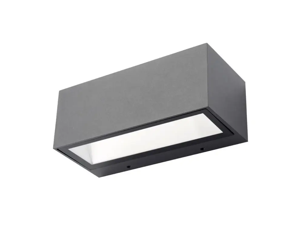 Rendeld meg most Fekete homlokzati LED lámpa négyszögletes 17W IP65