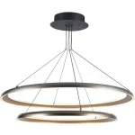 Szürke függő LED lámpa kerek kivitelben 60cm 65W Gyors szállítás