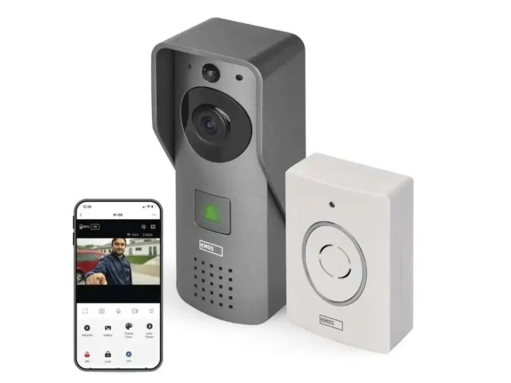 GoSmart Grey otthoni vezeték nélküli videó csengő WiFi-vel Olcsó