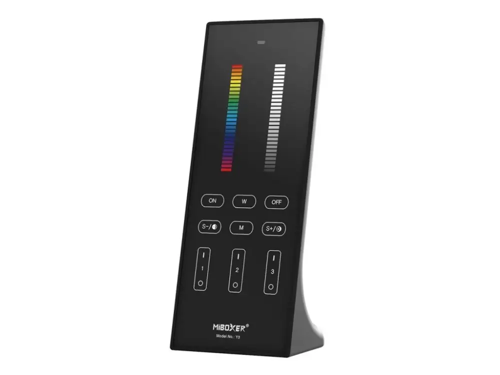 Mi-Light RF asztali távirányító RGB+CCT LED szalagokhoz, 3 csatornás Alacsony ár