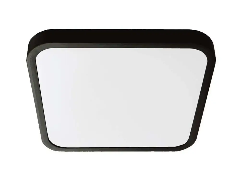 Fekete felületre szerelhető LED lámpa Plano négyzet alakú 420x420mm 48W IP44 Premium Utolsó esély