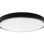 Fekete falon kívüli kerek LED lámpa Plano 295mm 24W IP44 Premium Prémium