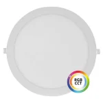 Népszerű Fehér beépített LED panel kerek 300mm 36W 24V RGB+CCT