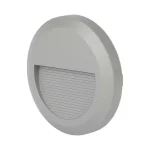 Ajánlat Szürke LED-es lépcsőházi lámpa kerek 2W IP65