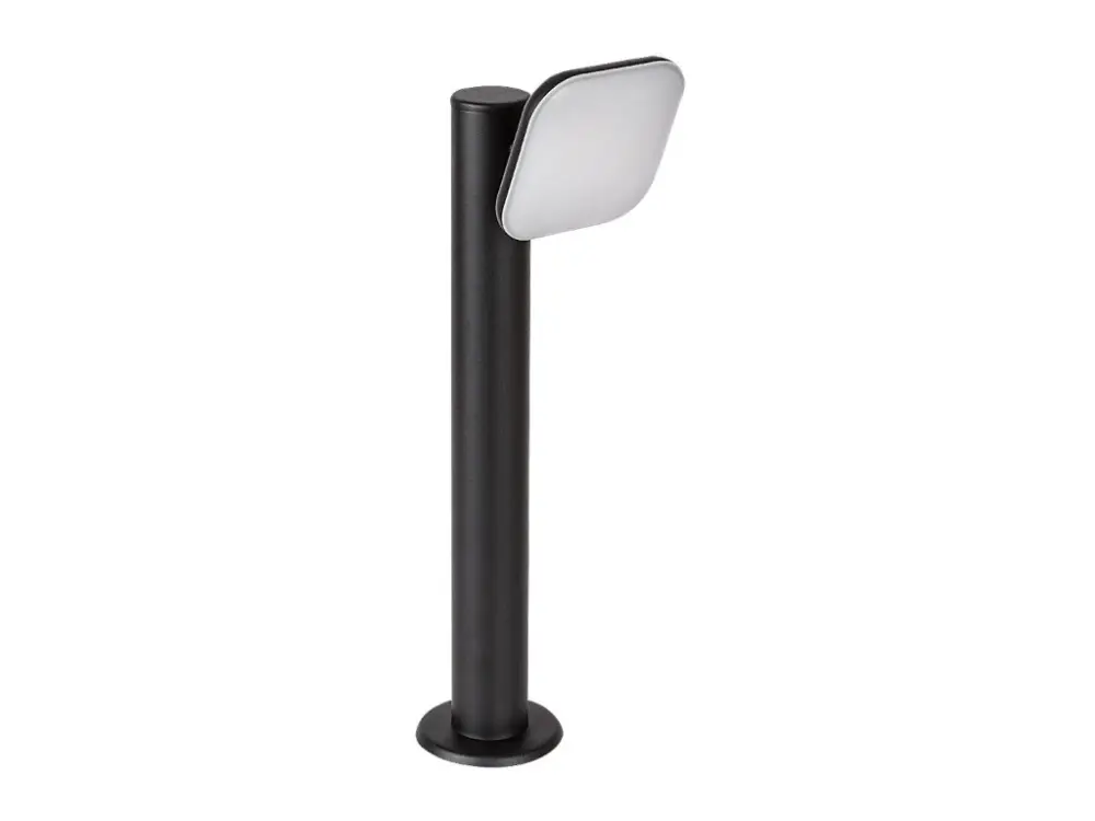 Fekete kerti LED oszloplámpa Odiel dönthető 12W IP44 50cm Népszerű