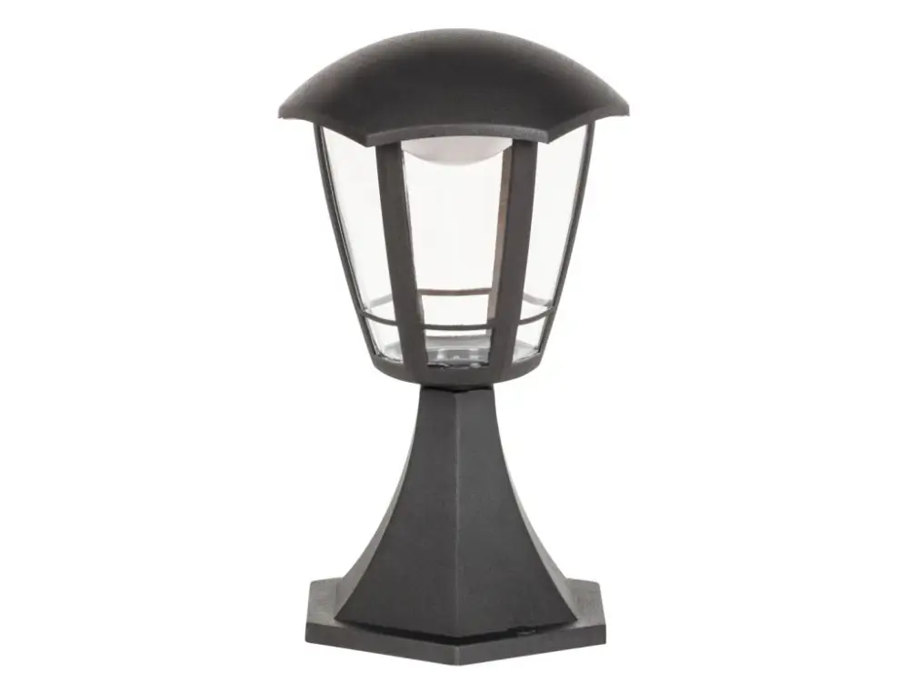 Fekete LED kerti lámpa Sorrento 8W IP44 30cm Expressz szállítás