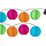 Dekoratív napelemes LED fénylánc Titu 4,3m 8x LED 0,48W IP44 Újdonság