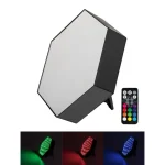 Vedd meg online Fekete LED RGB újratölthető lámpa Jocker 1W távirányítóval
