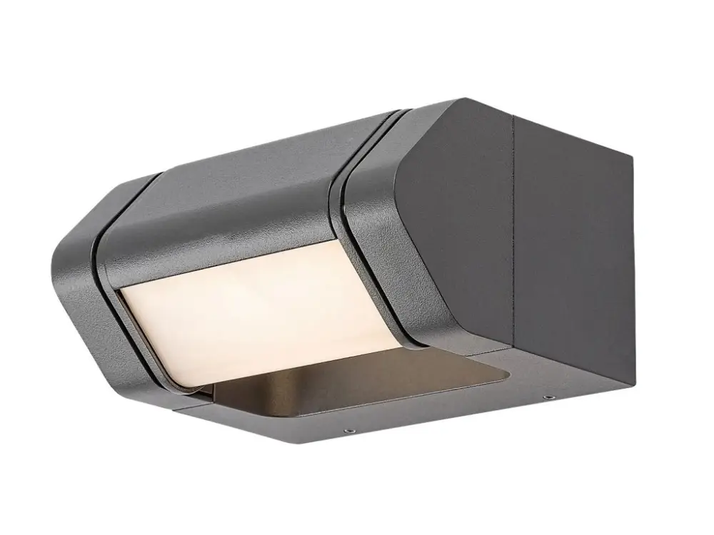 Akciós ár Antracit homlokzati LED lámpa Medna 8W IP54