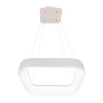 Biztonságos vásárlás Fehér LED függőlámpa, négyzet, 40W távirányítóval