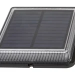 Prémium Fekete LED napelemes kerti lámpa Bilbao 0,2W