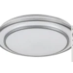 Olcsó Ezüst LED mennyezeti lámpa Lupita 490mm 40W CCT távirányítóval