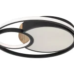 Fekete LED mennyezeti lámpa Leola 480mm 81W CCT távirányítóval Exkluzív ajánlat