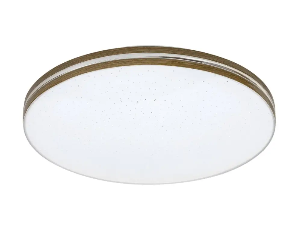 Fehér LED mennyezeti lámpa Oscar2 Star fa dekorral kerek 340mm 18W Azonnal elérhető